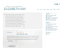 Tablet Screenshot of elizabethhay.com